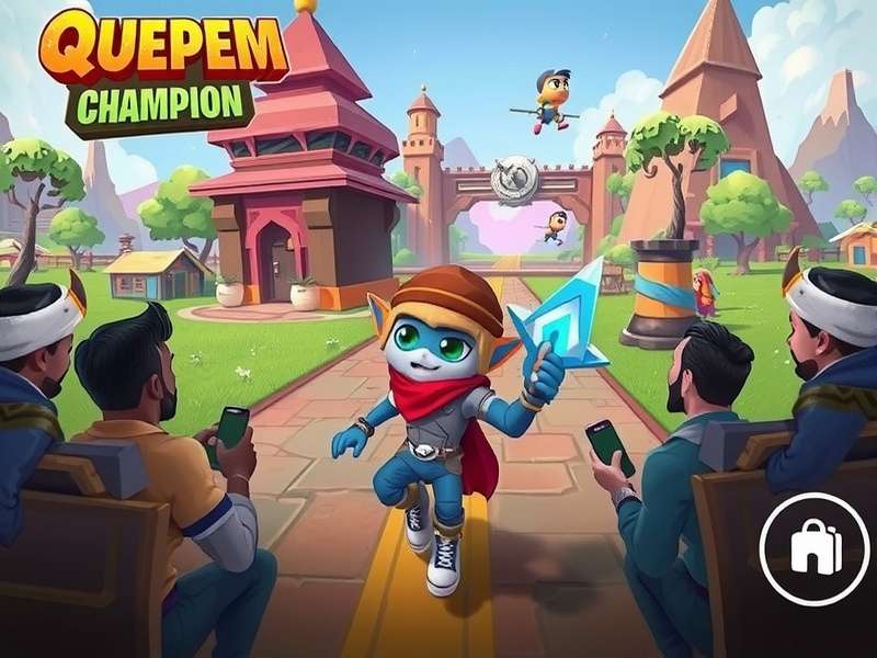 Quepem Swift Champion gameplay screenshot showing character and environment